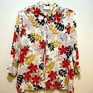 Alfred dunner Women’s 3/4 sleeve blouse